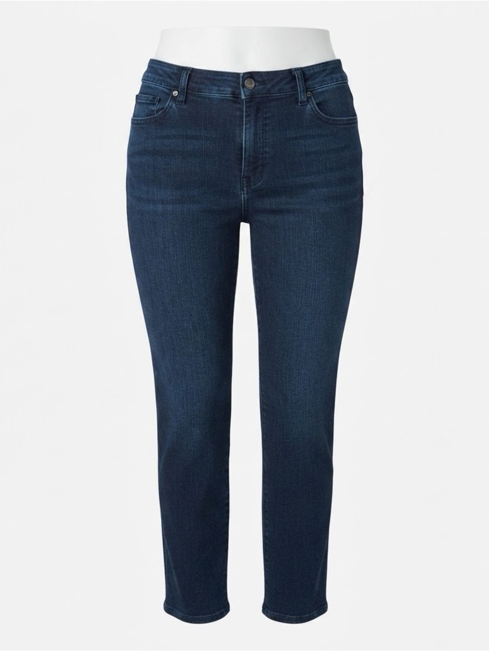 Gloria Vanderbilt Classic Dark-Wash Women’s Straight Jeans Size 10 Average